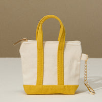 EcoCharm Cotton Everywhere-Carry Key Charm Coin Purse- Micro Mini