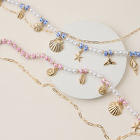 Seaside Charm Layered Bead Necklace