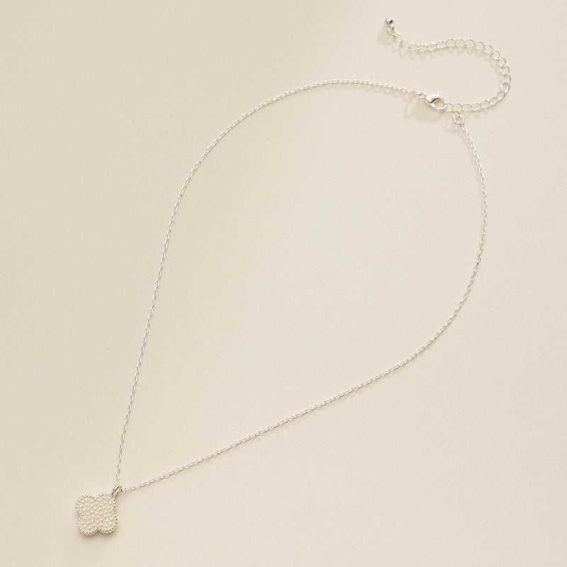 Gold Pendant Necklace with Delicate Beaded Accents Elegant Jewelry