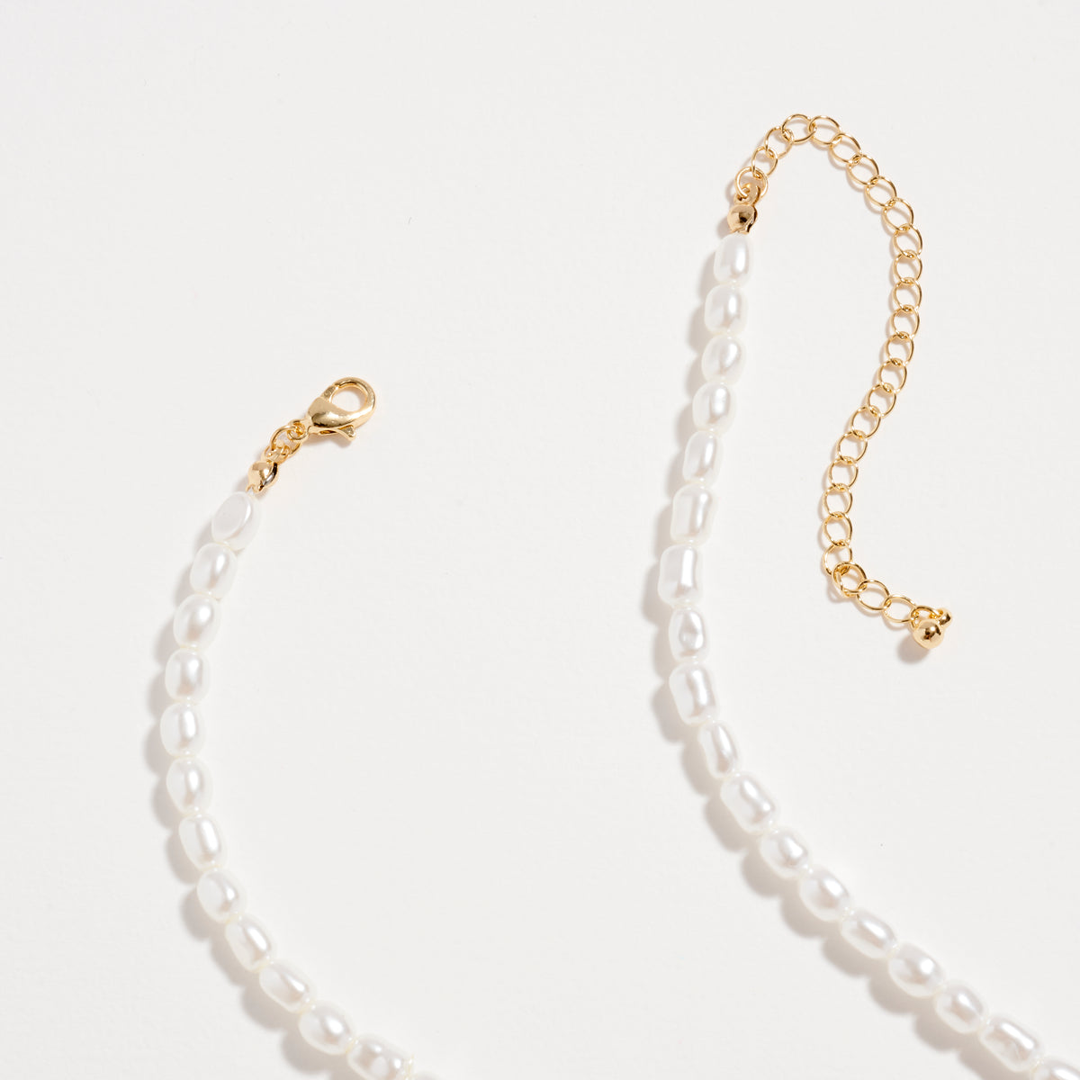 Bride Pearl Beaded Necklace with Script Pendant – Bridal Jewelry Gift