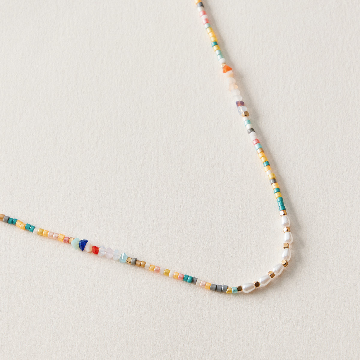 Colorful Beaded Pearl Anklet | Boho Summer Jewelry