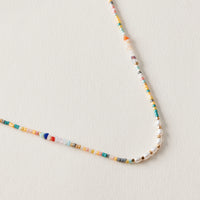 Colorful Beaded Pearl Anklet | Boho Summer Jewelry