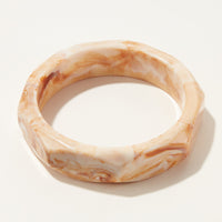 oversized resin bangle bracelet