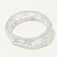 oversized resin bangle bracelet