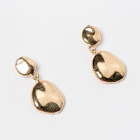 Basic 18K Gold Dipped Post Earring