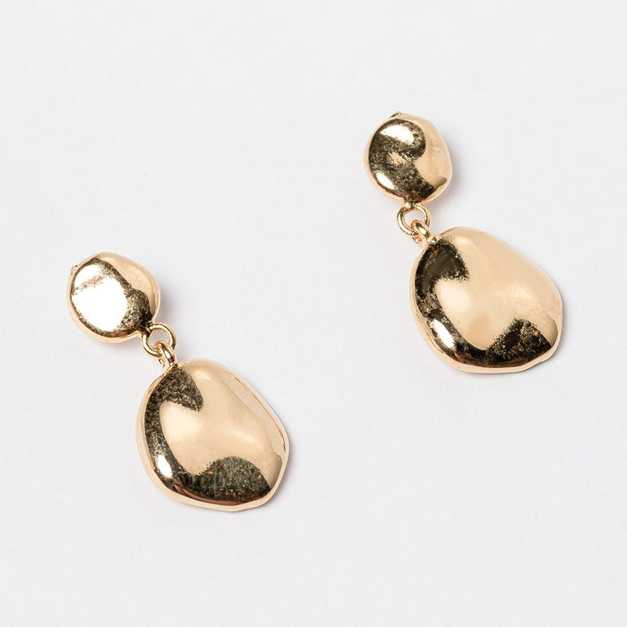 Basic 18K Gold Dipped Post Earring