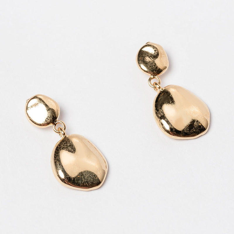 Basic 18K Gold Dipped Post Earring