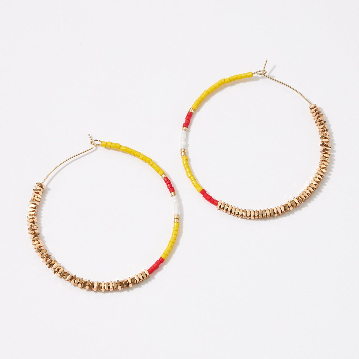 Color Block Beads Earrings