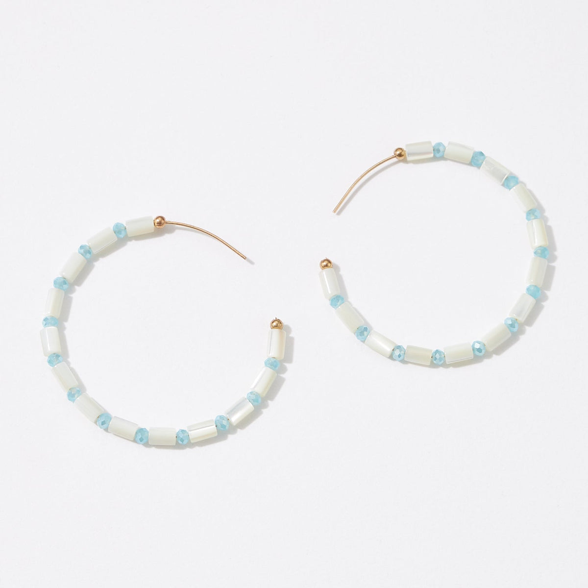 Mother Of Pearl Beaded Earring