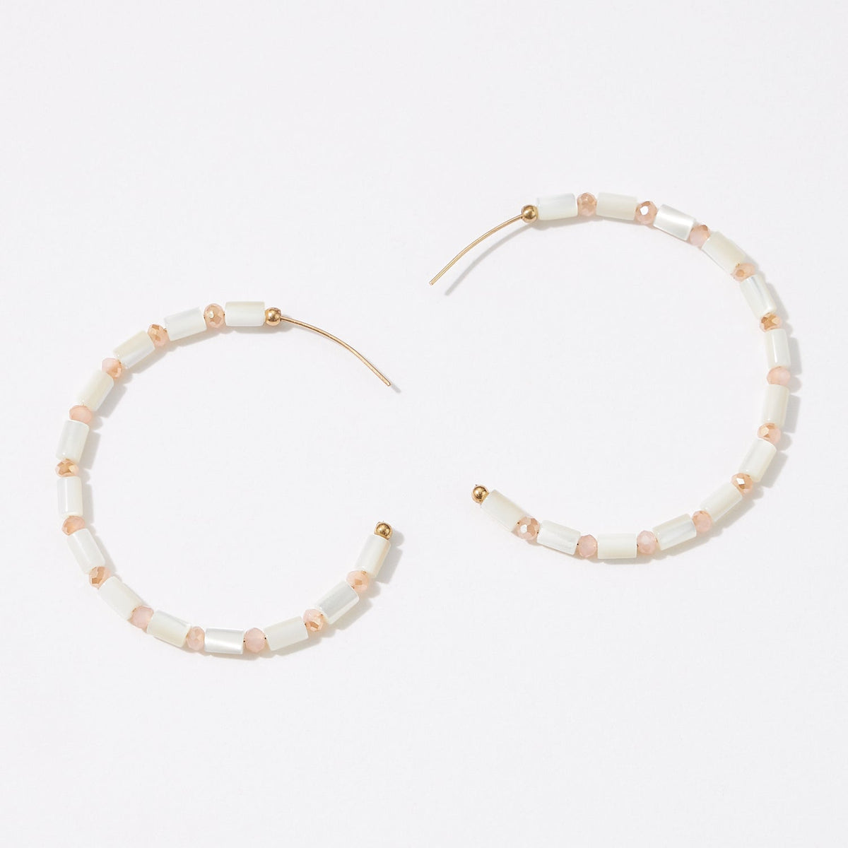 Mother Of Pearl Beaded Earring