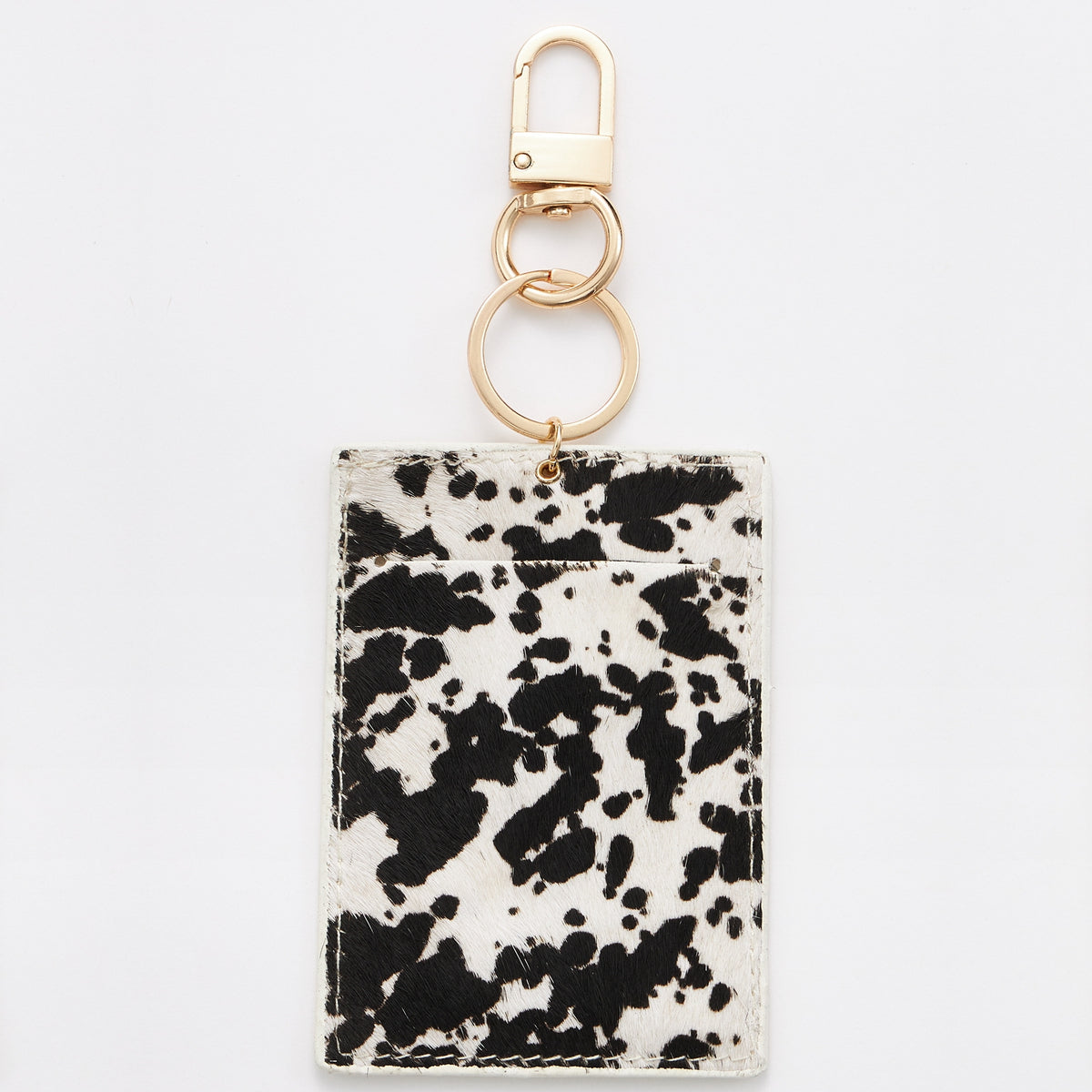 Animal Print Card Holder Key Chains