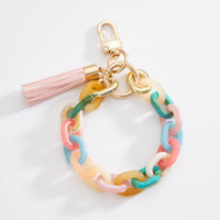 Acrylic Chain Tassel Keychain