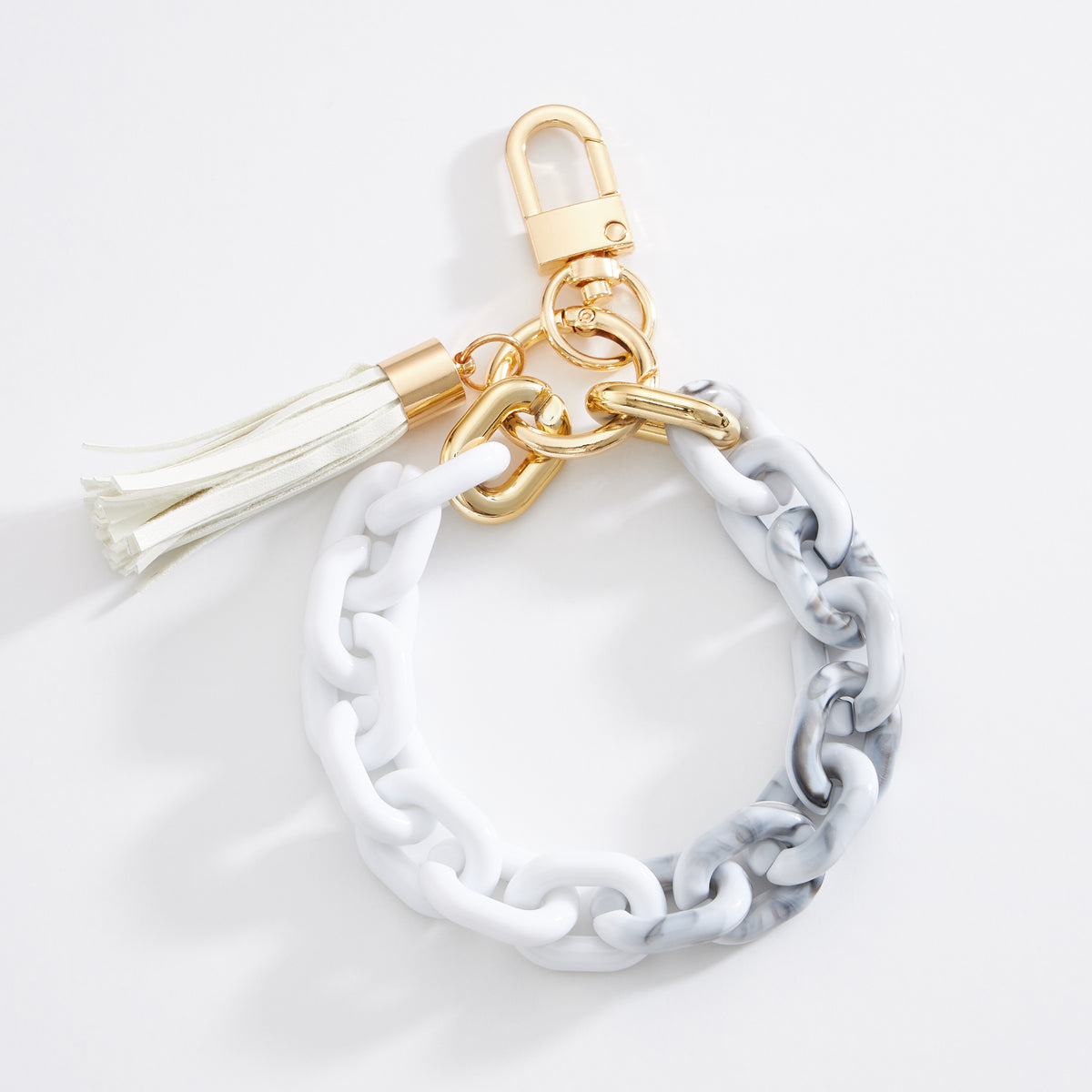 Acrylic Chain Tassel Keychain