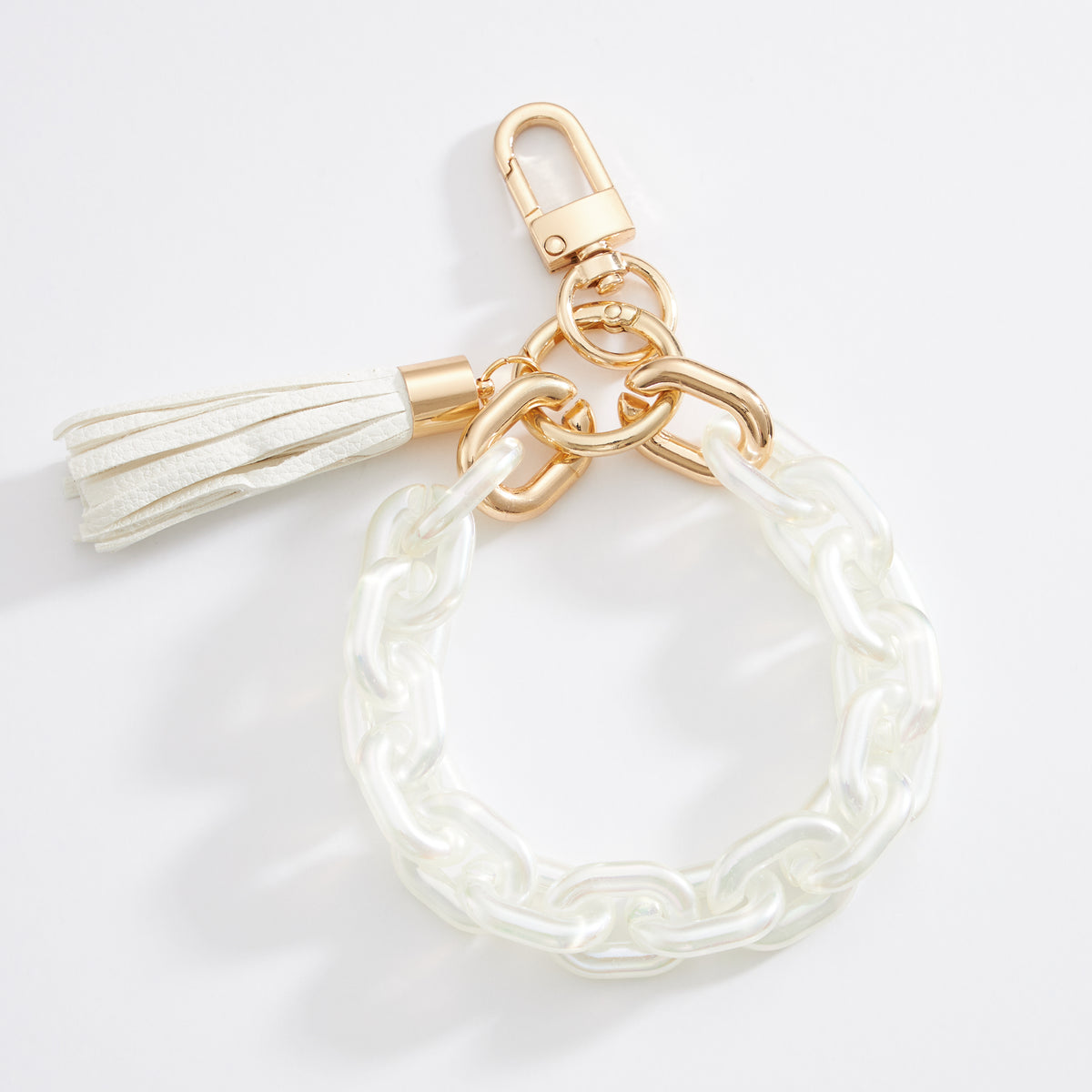 Acrylic Chain Tassel Keychain