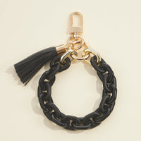Metallic Link Chain Keychain