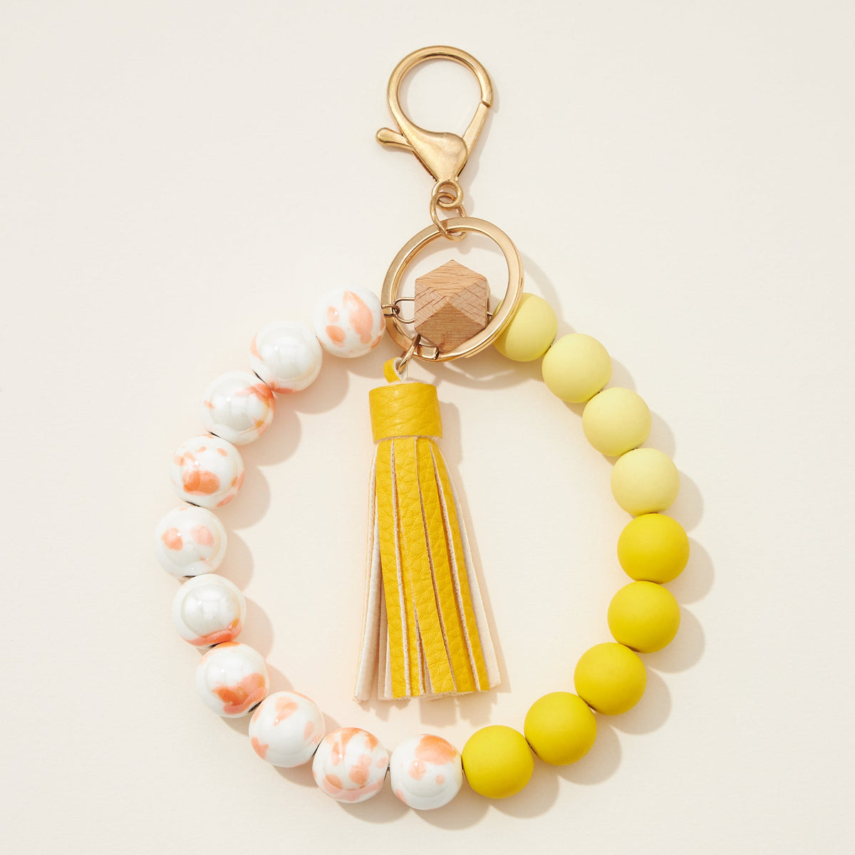 ball games silicone coated bracelet keychains