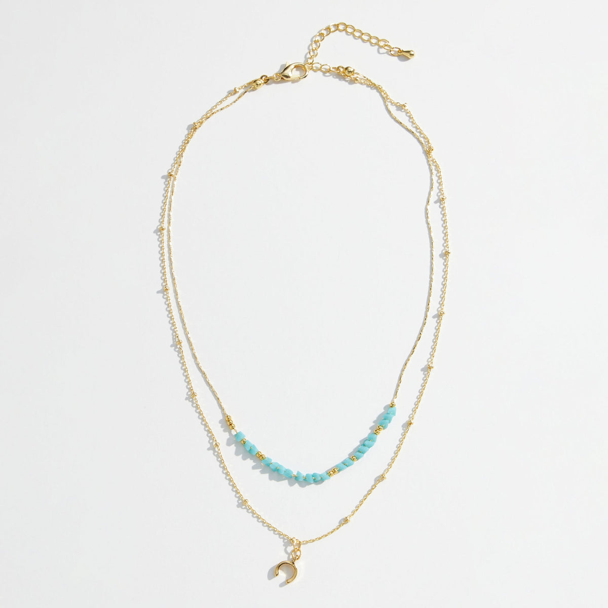 gold dipped freshwater pearl necklace