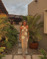 Spring Summer Tube Top One-Step Dress