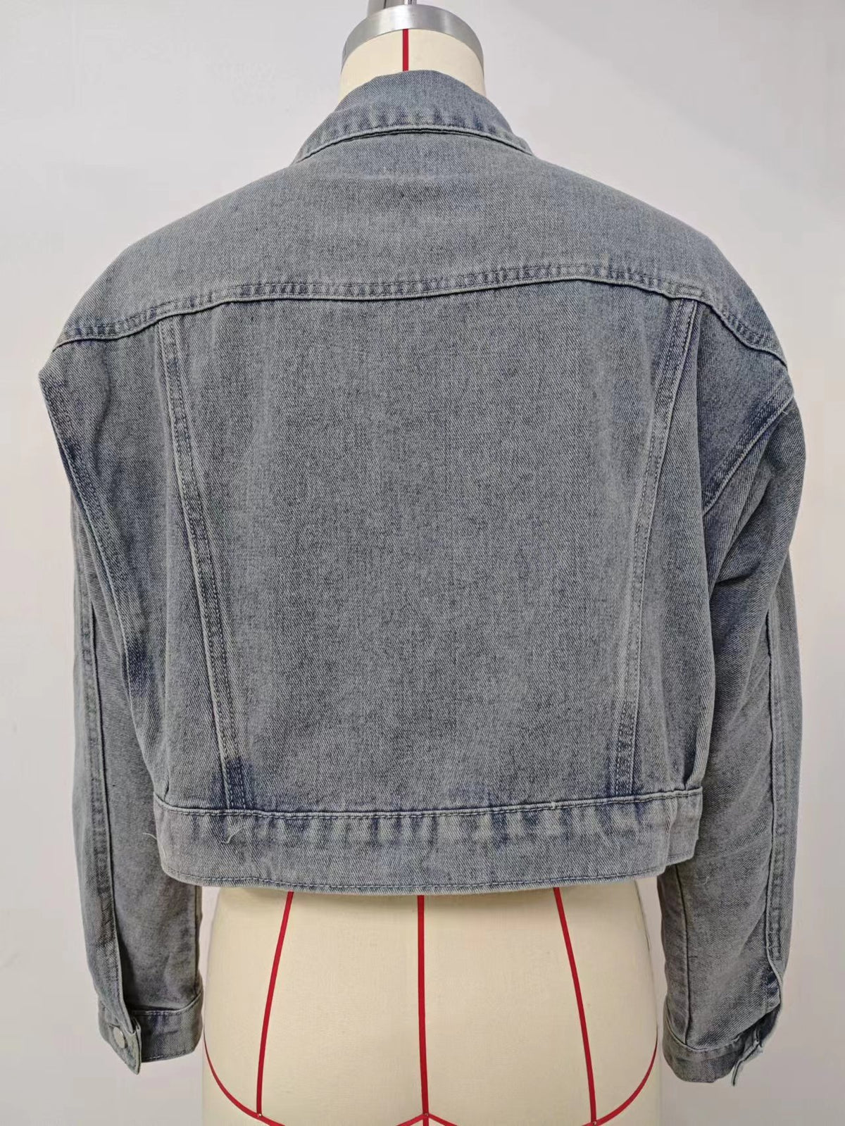 Spring Washed Short Cotton Jacket