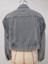 Spring Washed Short Cotton Jacket