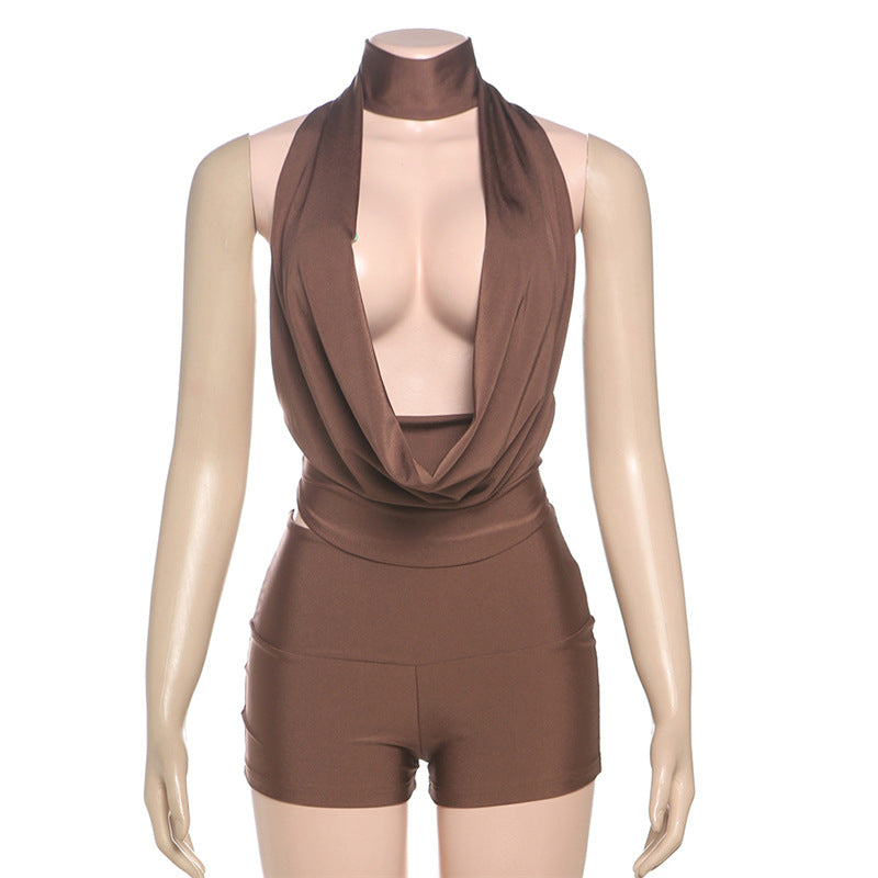 Swing Collar Elegant Mini Dress