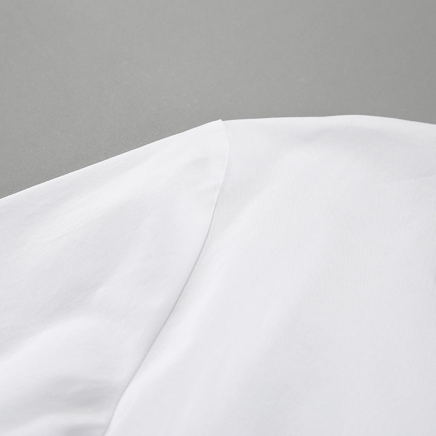 Polo Collar Shirt Dress