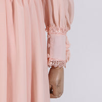 French Elegant Beautiful Dress Autumn Stitching Floral Design High Sense Dress Women