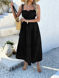 Casual Bohemian Solid Color Dress