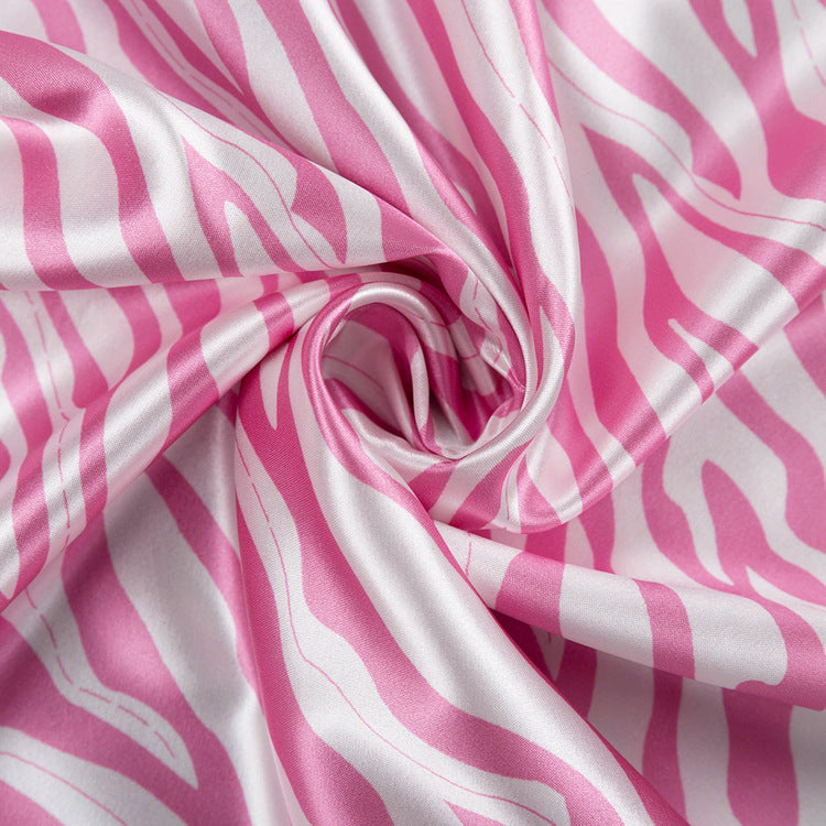 High-Grade French Printed Fishtail A-Line Skirt