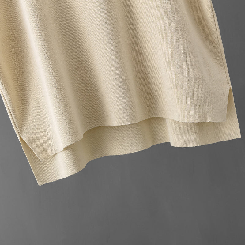 Ice Silk Sleeveless Top &amp; Wide Leg Pants Set