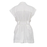 Summer Sleeveless Workwear Chic Shirt