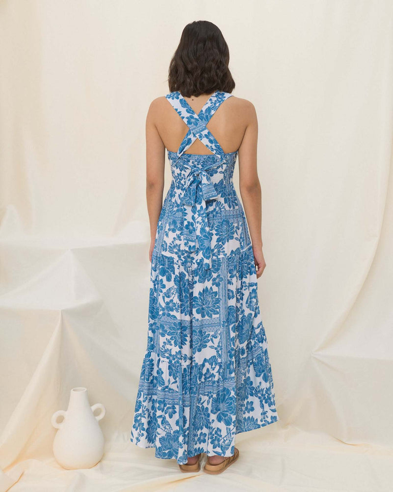 Summer Bohemian Vacation Beach Dress Loose Strap Dress
