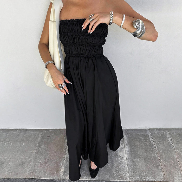 Elegant Sleeveless Tube Top for Summer