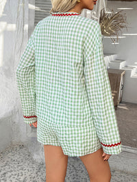Spring Summer Casual Vacation Lace Printed Set