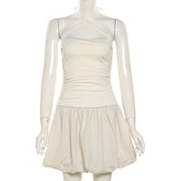 Waist-Slimming Sleeveless Mini Dress