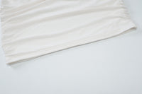 Mesh Stitching Ribbon Halter Hip Dress
