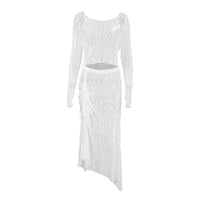 Elegant Sheer Two-Piece Set