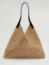 Ethnic Floral Woven Shoulder Bag