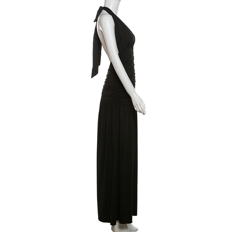Lace Backless Summer Dress