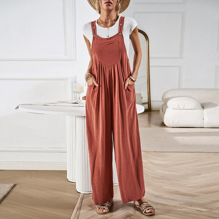 Loose Wide Leg Jumpsuit