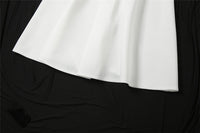 French Square Collar Backless Dress