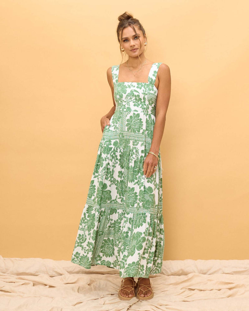 Summer Bohemian Vacation Beach Dress Loose Strap Dress