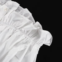 Ruffled Off-Shoulder Cardigan Two-Piece pajamas Set