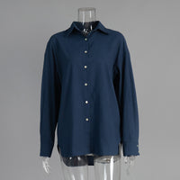 Casual Loose-Fit Button Shirt