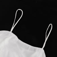 French Satin Drape Sleeveless Dress