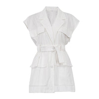 Summer Sleeveless Workwear Chic Shirt