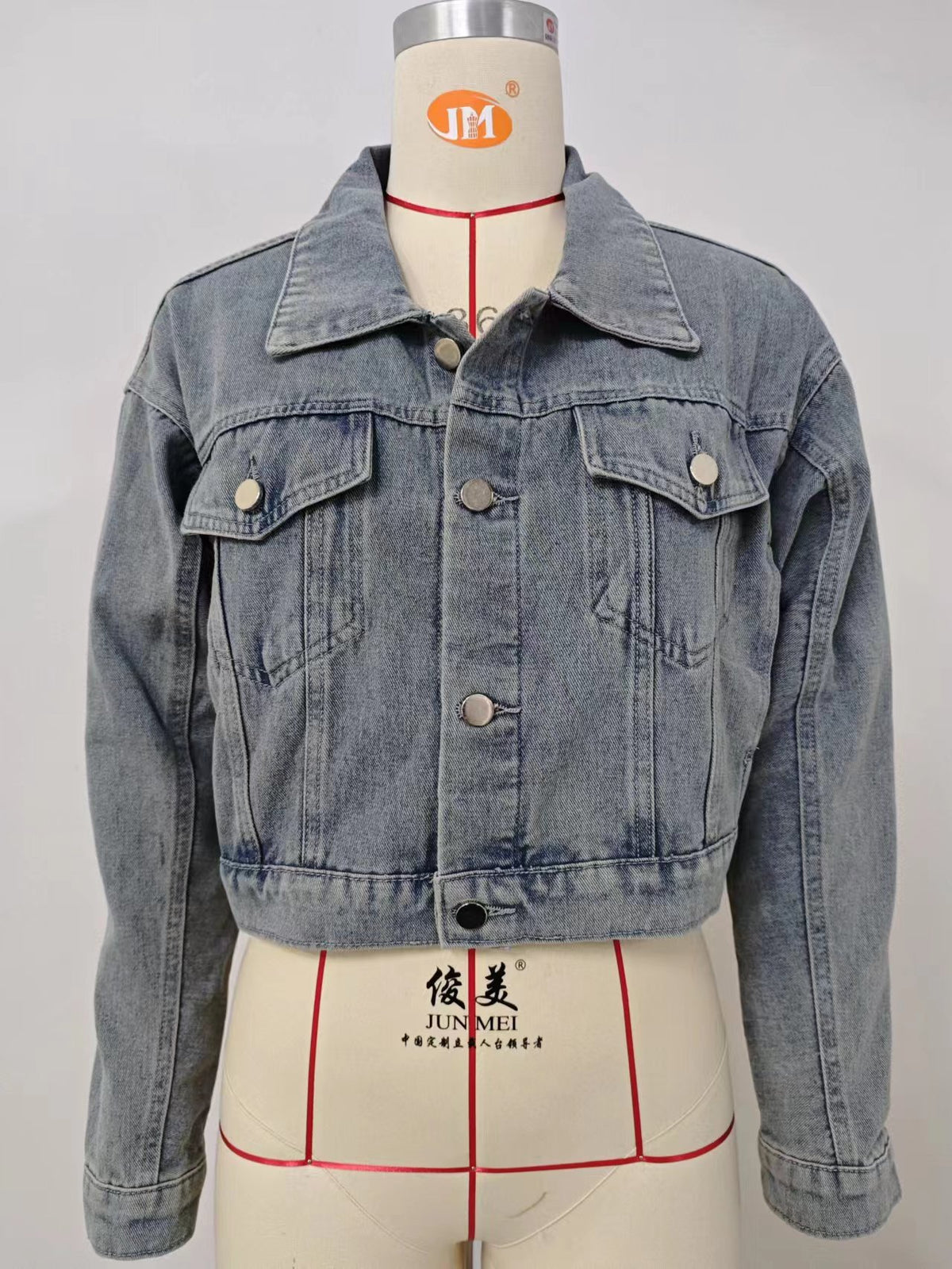 Spring Washed Short Cotton Jacket
