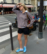 Cool Contrast Striped Top