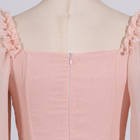French Elegant Beautiful Dress Autumn Stitching Floral Design High Sense Dress Women