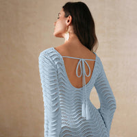 Solid Color Sexy Beach Dress